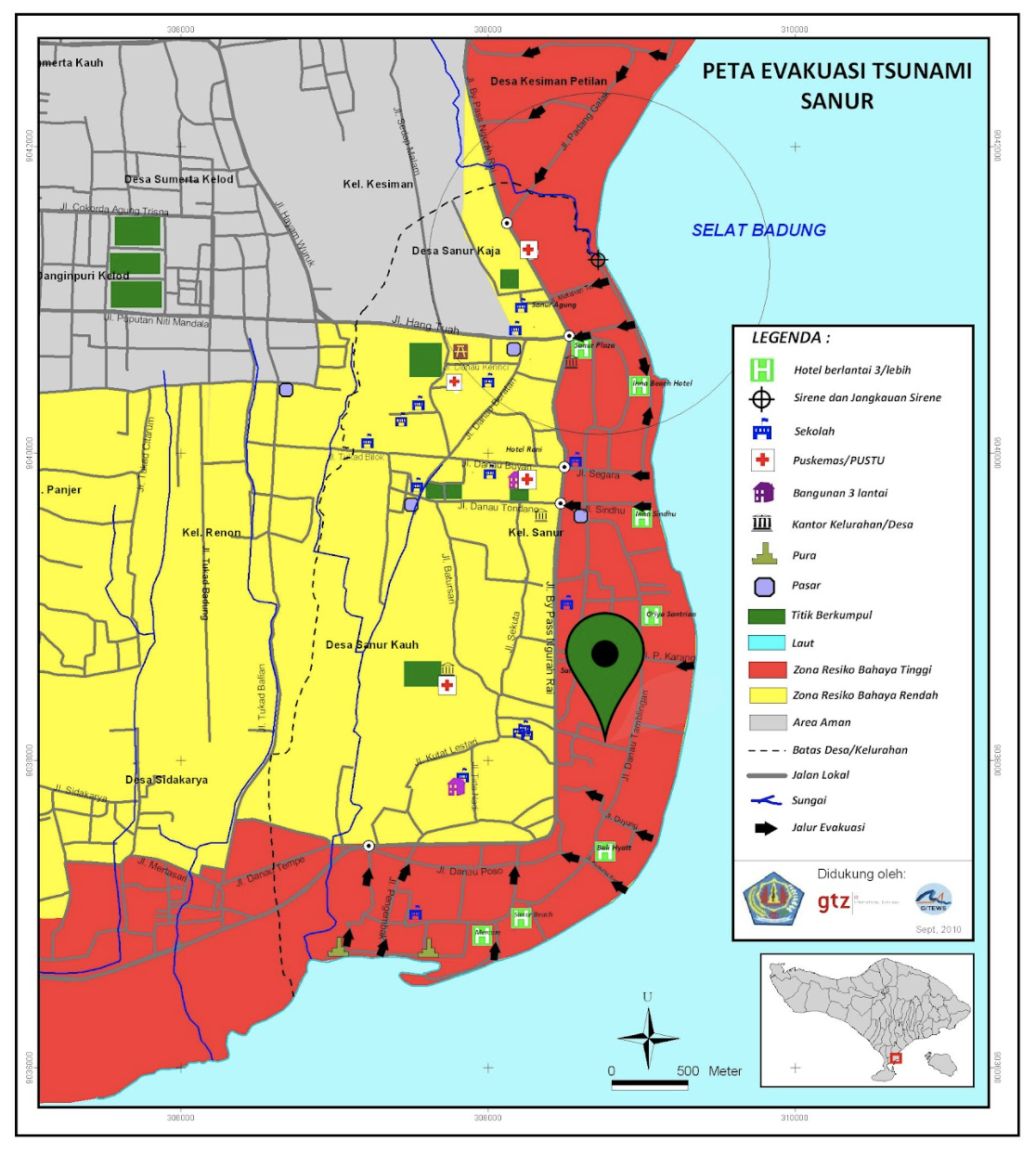 Tsunami evacuation guidance